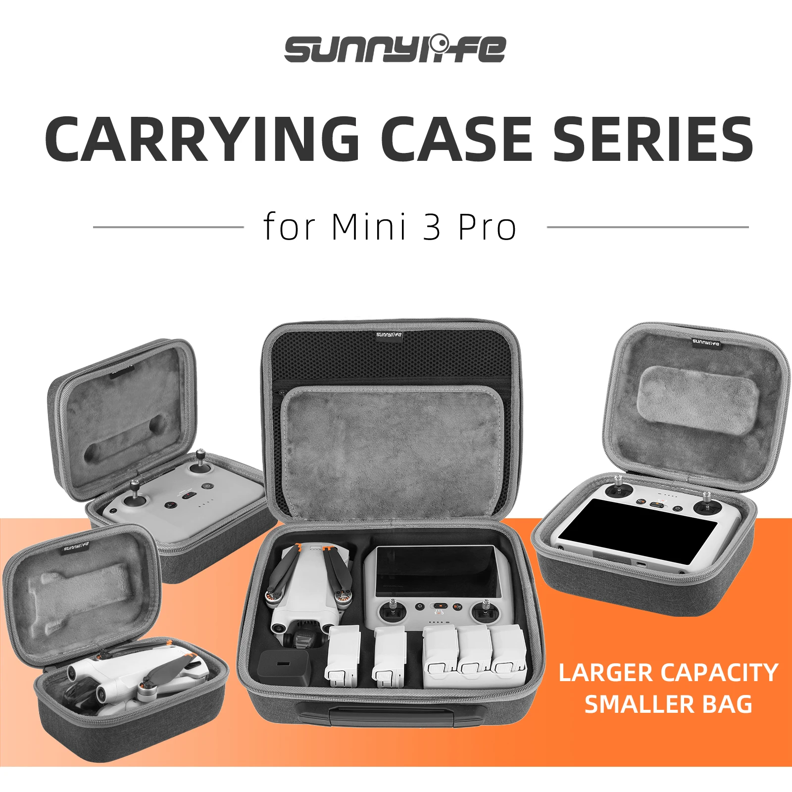 

Sunnylife Carrying Case For DJI MAVIC MINI 3 PRO Drone Body Portable Box RC Remote Control Bag Fly More Cine Premium Combo Case