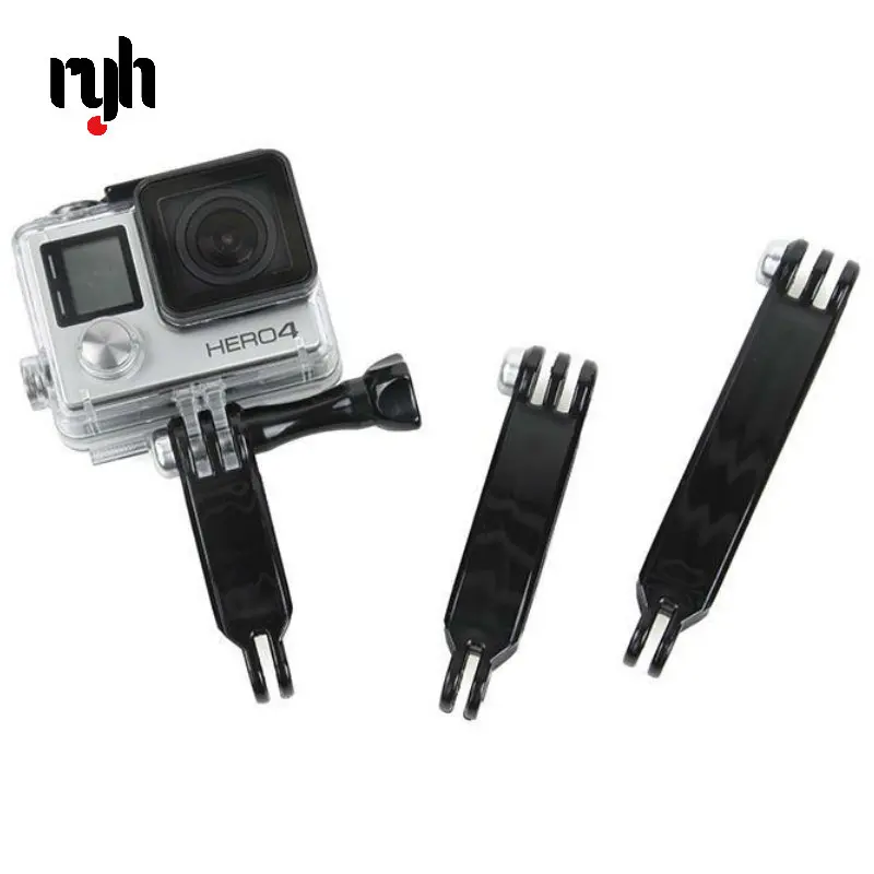 

RYH Nylon Extension Arm Mounting Set 3 In 1 Adapter for Gopro Hero 9 8 7 6 5 4 3+2 SJ4000 SJ5000 SJ6000 SJ7000 OSMO Cameras