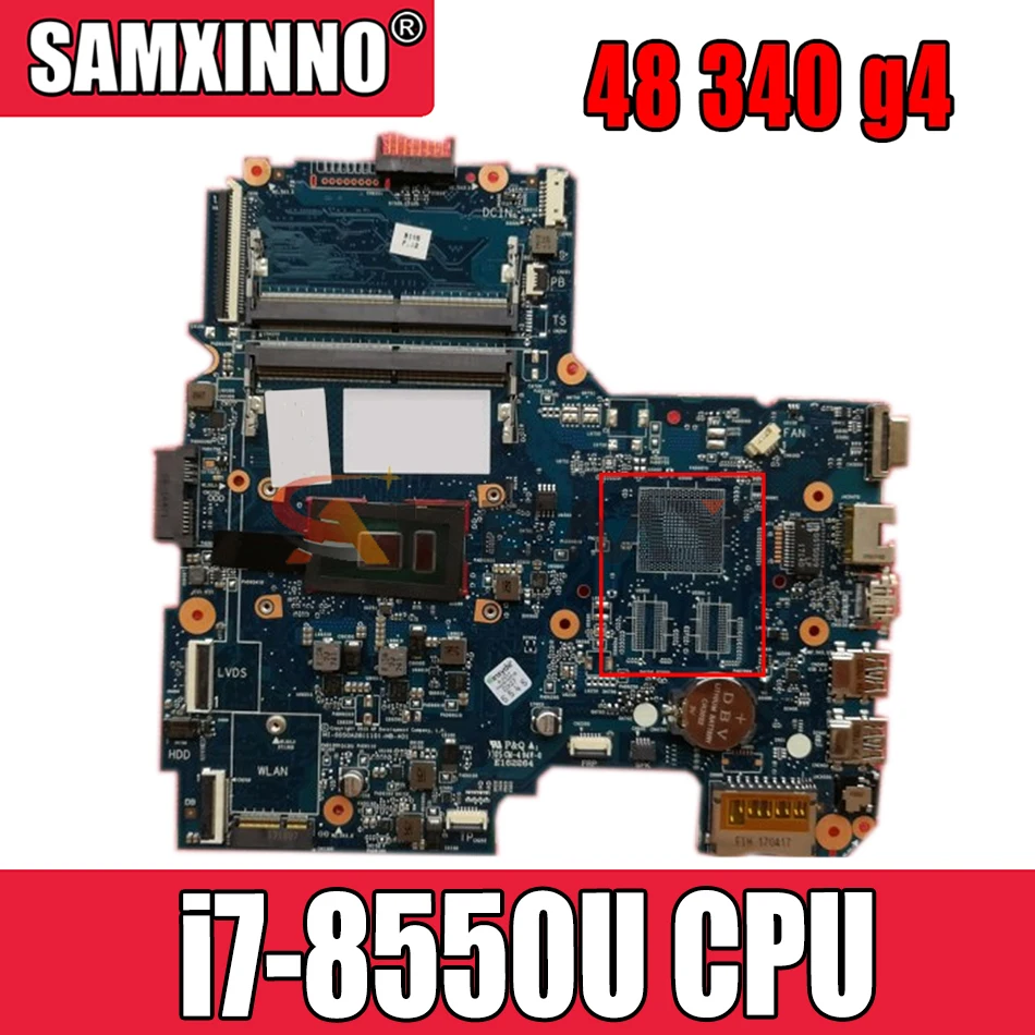 Akemy For HP 48 340 g4 Laptop Motherboard 6050A3017001-MB-A01 with SR3LC i7-8550U CPU 340 g4 mainboard tested full 100%
Akemy For HP 48 340 g4 Laptop Motherboard 6050A3017001-MB-A01 with SR3LC i7-8550U CPU 340 g4 mainboard tested full 100%