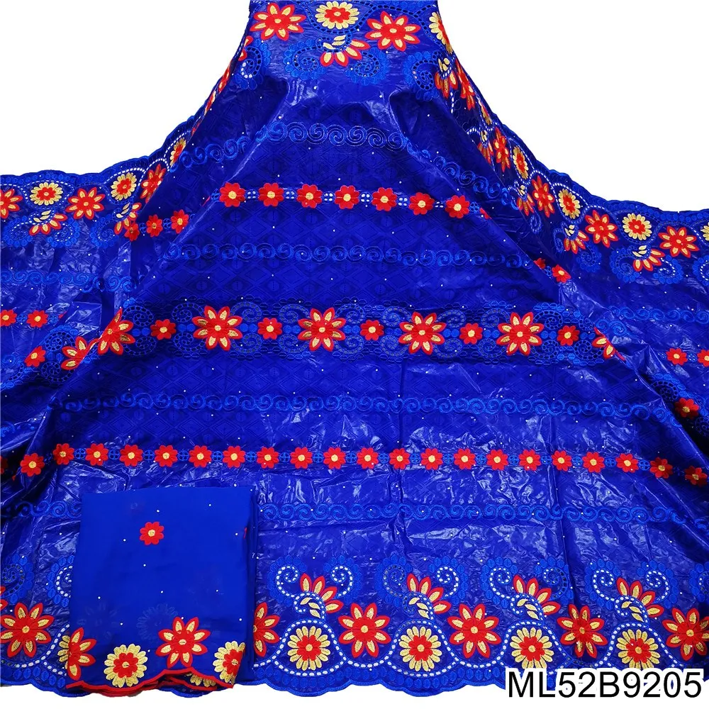 2022 New Royal Rich Bazin Fabric 5+2 Yards with Scarf with Embroidery Lace Fabric Latest Fashion for Wedding Dress ML52B92
2022 New Royal Rich Bazin Fabric 5+2 Yards with Scarf with Embroidery Lace Fabric Latest Fashion for Wedding Dress ML52B92