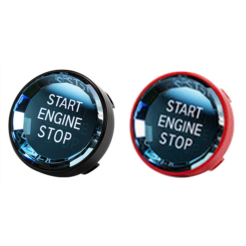 2PCS Car Interior Switch Cover Crystal One-Key Engine Start Stop Button Sticker Trim For BMW- 3/5 Series, Black & Red
2PCS Car Interior Switch Cover Crystal One-Key Engine Start Stop Button Sticker Trim For BMW- 3/5 Series, Black & Red