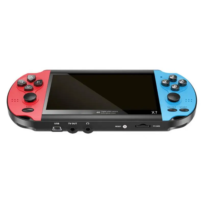 X7 Handheld Game Console Portable Nostalgic Retro Game Console Built-in 3000 Classic Free Games 4.3 Inch Screen Gaming Device
X7 Handheld Game Console Portable Nostalgic Retro Game Console Built-in 3000 Classic Free Games 4.3 Inch Screen Gaming Device