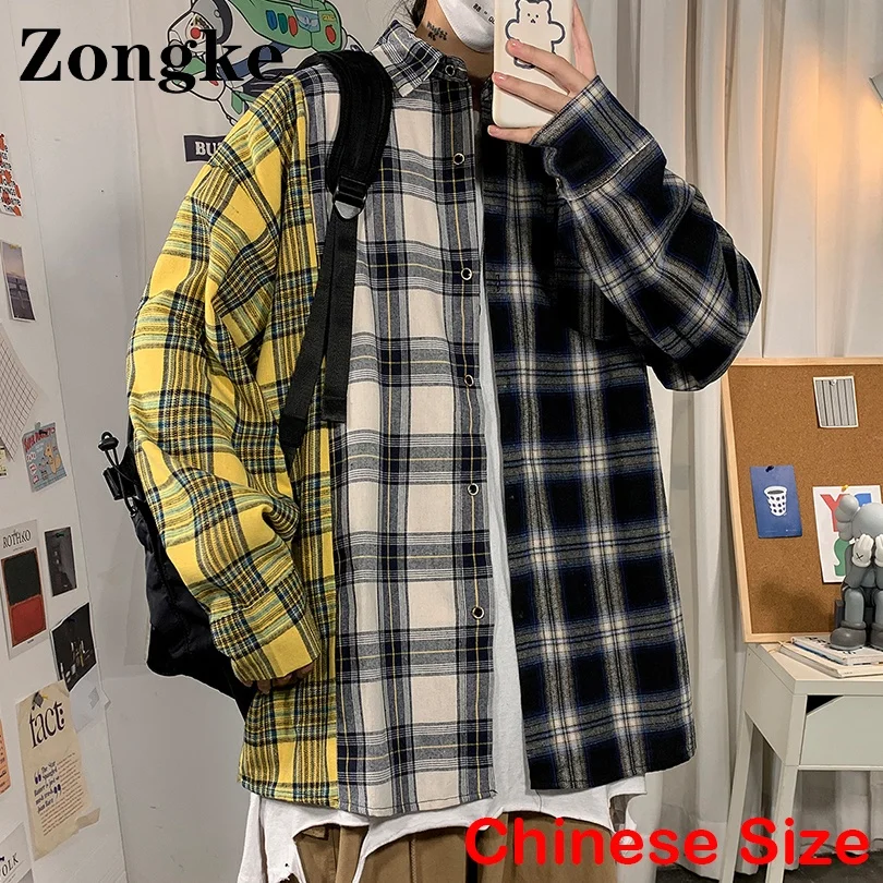 Zongke Plaid Casual Shirts For Men Free Shipping Chinese Size 4XL Fashion Mens Shirts Clothes Streetwear 2022 New Arrivals
Zongke Plaid Casual Shirts For Men Free Shipping Chinese Size 4XL Fashion Mens Shirts Clothes Streetwear 2022 New Arrivals
