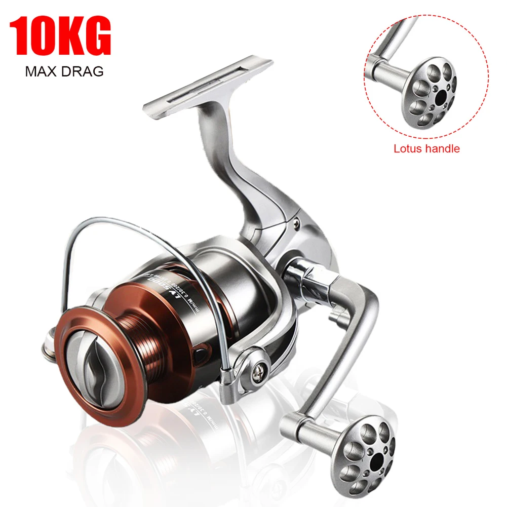Baitcasting Fishing Reel All Metal Fishing Spinning Reel 10KG Max Drag 5.2:1 High Speed For Freshwater Saltwater Carp Fishing
Baitcasting Fishing Reel All Metal Fishing Spinning Reel 10KG Max Drag 5.2:1 High Speed For Freshwater Saltwater Carp Fishing