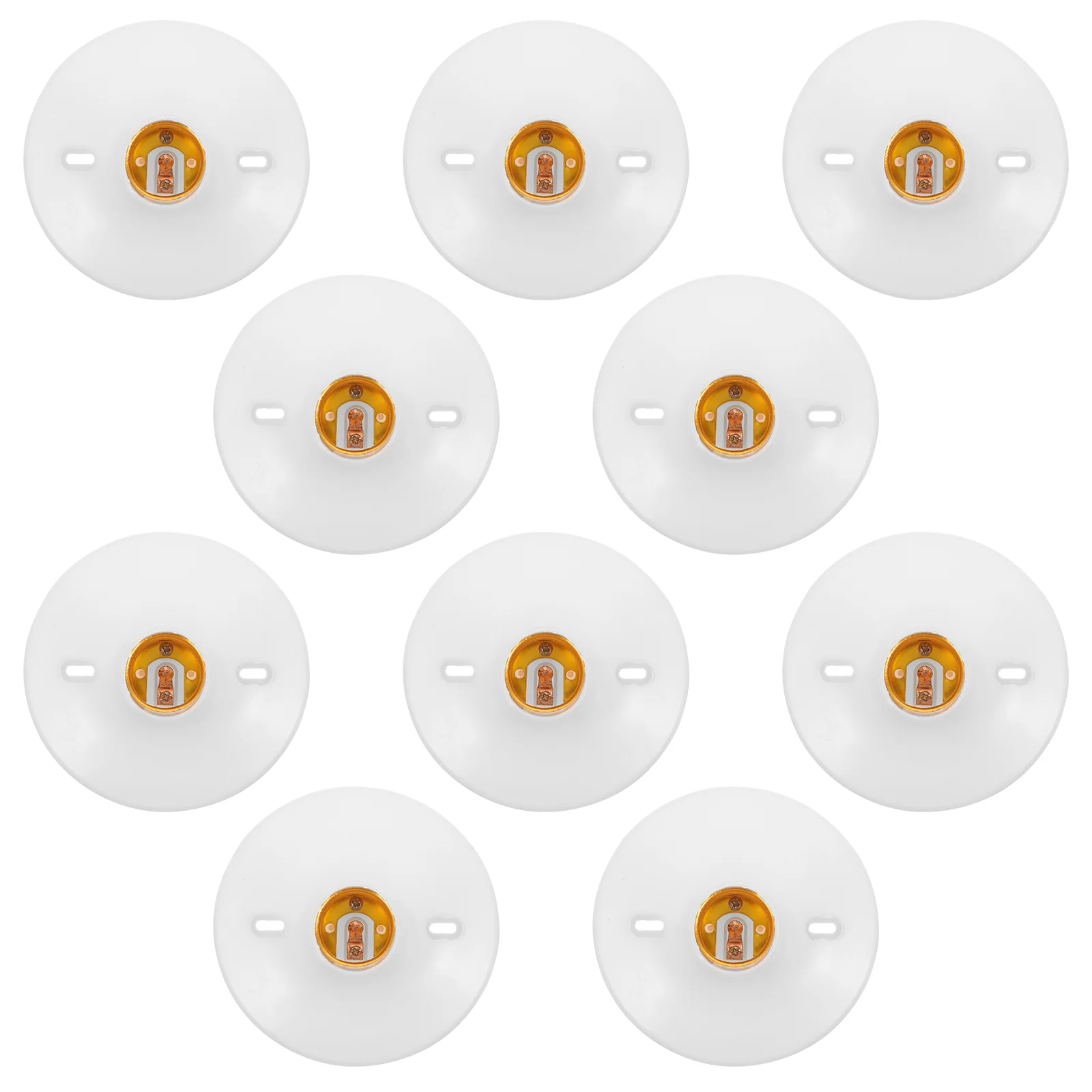 10 Pcs Lamp Holder Home+decor E27 Light Socket Base Bulb Mini Copper Decoración
10 Pcs Lamp Holder Home+decor E27 Light Socket Base Bulb Mini Copper Decoración