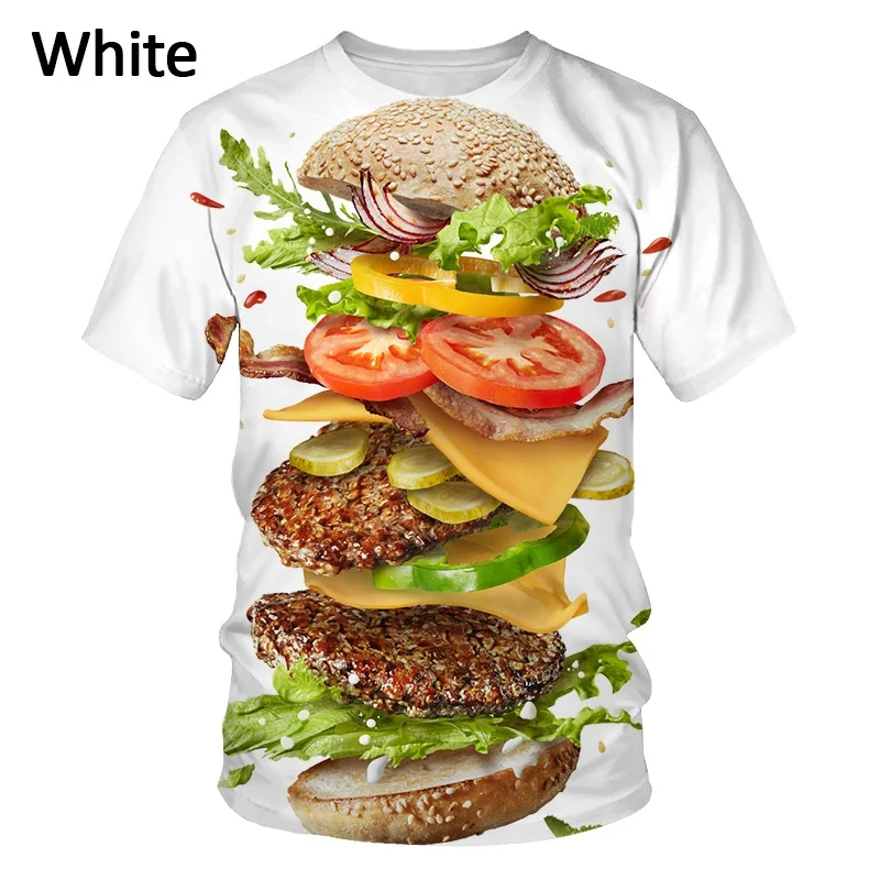 2022 Men and Women Summer New 3d Printing T-shirt Food Hamburger Fashion Casual Tops XS-5XL
2022 Men and Women Summer New 3d Printing T-shirt Food Hamburger Fashion Casual Tops XS-5XL