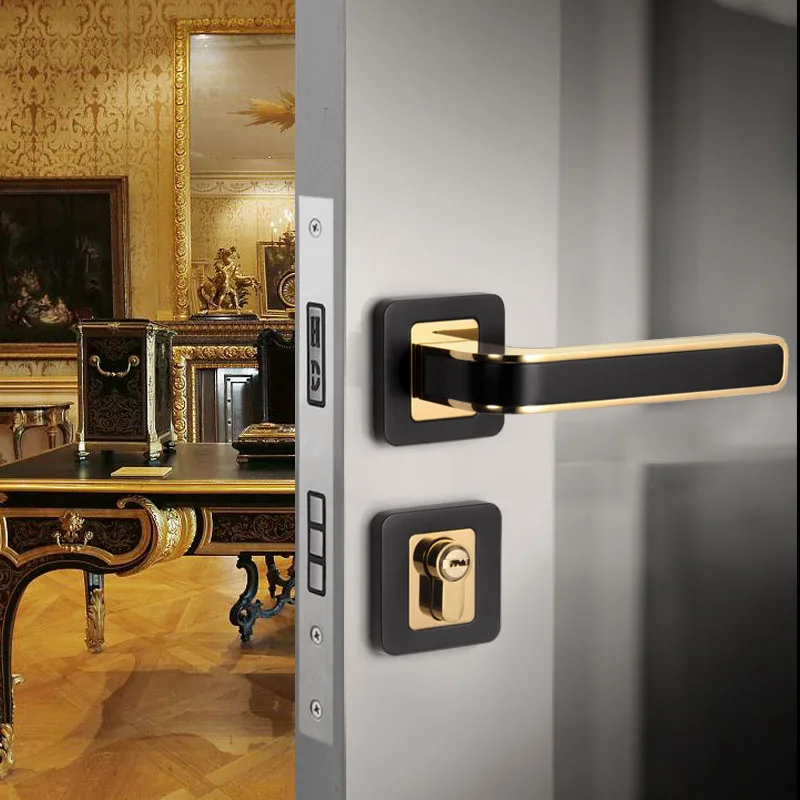 Wood Door Locks Indoor Bedroom Door Lock Household Split Wooden Door Lockset Gold Handle Knob Locksets Mute or Magnetic Option
Wood Door Locks Indoor Bedroom Door Lock Household Split Wooden Door Lockset Gold Handle Knob Locksets Mute or Magnetic Option