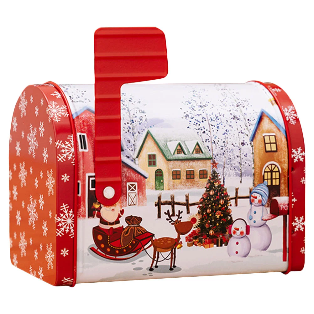 Christmas Cookie Tin Tinplate Mailbox Shaped Biscuits Jar Empty Santa Printed Candy Storage Boxes Container Xmas Party Sugar
Christmas Cookie Tin Tinplate Mailbox Shaped Biscuits Jar Empty Santa Printed Candy Storage Boxes Container Xmas Party Sugar