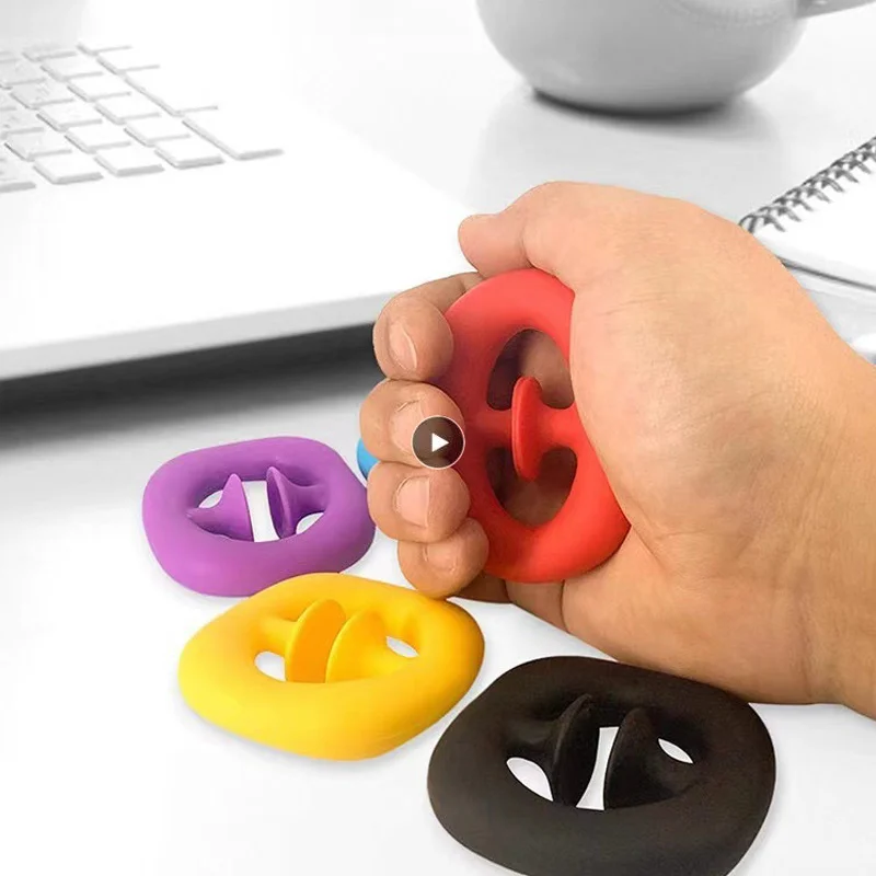 Fidget Stress Toys Hand Grip Ring with Suction Cup Pressure Relief Grip Ball Toys Adult Kid Autism Special Needs
Fidget Stress Toys Hand Grip Ring with Suction Cup Pressure Relief Grip Ball Toys Adult Kid Autism Special Needs