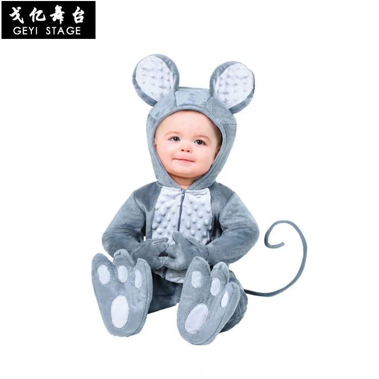 Animal Small Mouse Cosplay Costume Boy Girl Child Cartoon Pajama Gray Short Sleeve Funny Suit Halloween Carnival Jumpsuit Kids
Animal Small Mouse Cosplay Costume Boy Girl Child Cartoon Pajama Gray Short Sleeve Funny Suit Halloween Carnival Jumpsuit Kids