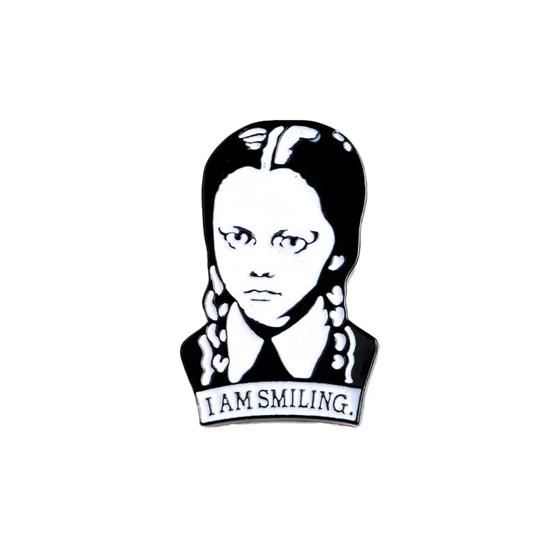 Cartoon Braid Girl Brooch I AM SMILING Girl Alphabet Badges Clothes Enamel Lapel Pin Metal For Backpack Hat Jewelry Accessories
Cartoon Braid Girl Brooch I AM SMILING Girl Alphabet Badges Clothes Enamel Lapel Pin Metal For Backpack Hat Jewelry Accessories