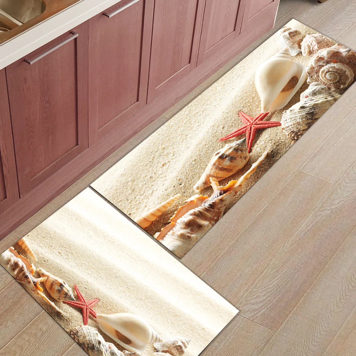 Beach Starfish Shell Kitchen Mat Home Entrance Doormat Hallway Bedroom Living Room Decoration Floor Carpet Balcony Long Rug
Beach Starfish Shell Kitchen Mat Home Entrance Doormat Hallway Bedroom Living Room Decoration Floor Carpet Balcony Long Rug