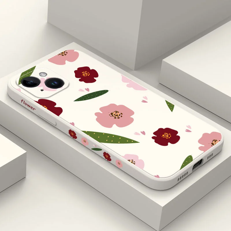 Love Floral Phone Case For iPhone 14 13 12 11 Plus Pro Max Mini X XR XS SE2020 8 7 6 6S Plus Liquid Silicone Cover
Love Floral Phone Case For iPhone 14 13 12 11 Plus Pro Max Mini X XR XS SE2020 8 7 6 6S Plus Liquid Silicone Cover