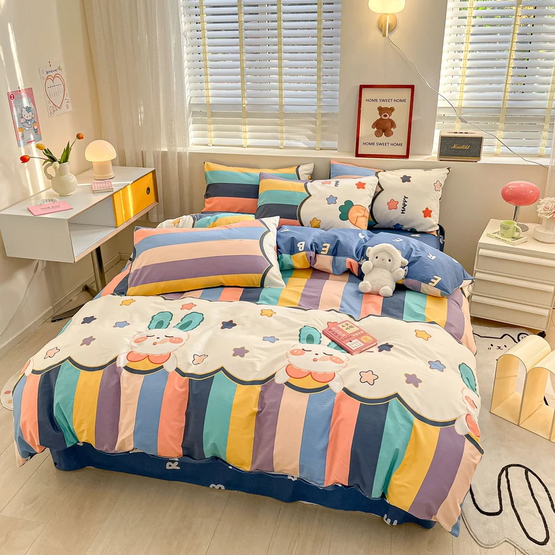 100% Cotton Printed Duvet Cover 200x230, Lovely Pattern Quilt Cover Without Pillowcase, High Count, Soft and Comfortable Fabric
100% Cotton Printed Duvet Cover 200x230, Lovely Pattern Quilt Cover Without Pillowcase, High Count, Soft and Comfortable Fabric