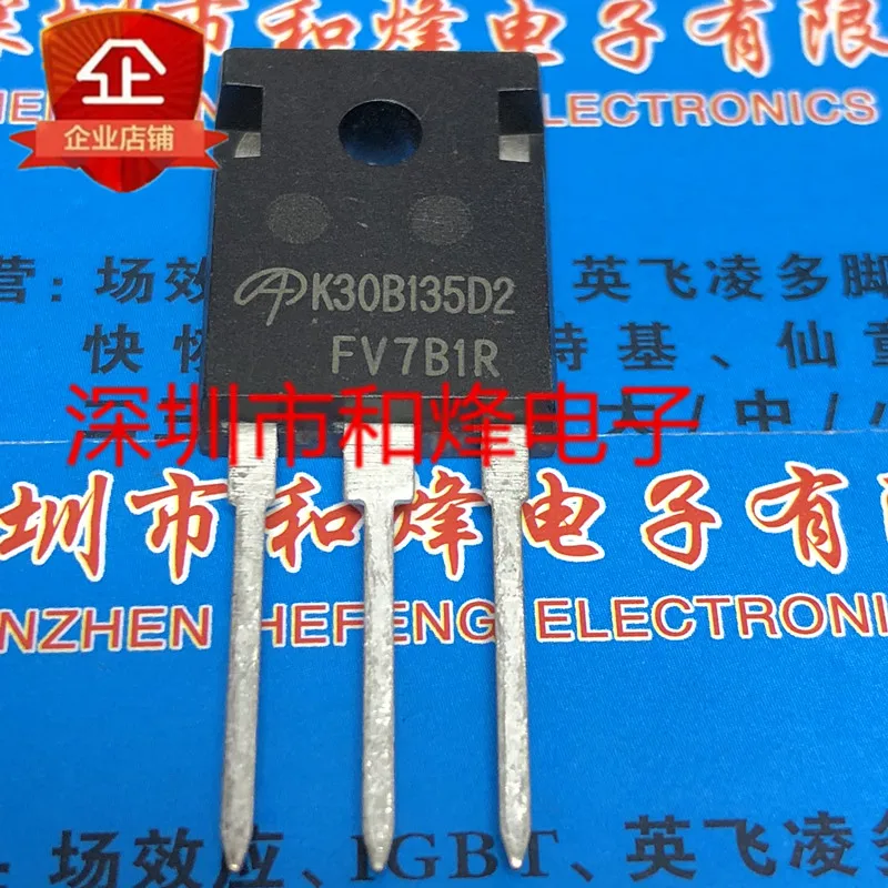 5PCS-10PCS K30B135D2 AOK30B135D2 TO-247 1350V 30A NEW AND ORIGINAL ON STOCK
5PCS-10PCS K30B135D2 AOK30B135D2 TO-247 1350V 30A NEW AND ORIGINAL ON STOCK
