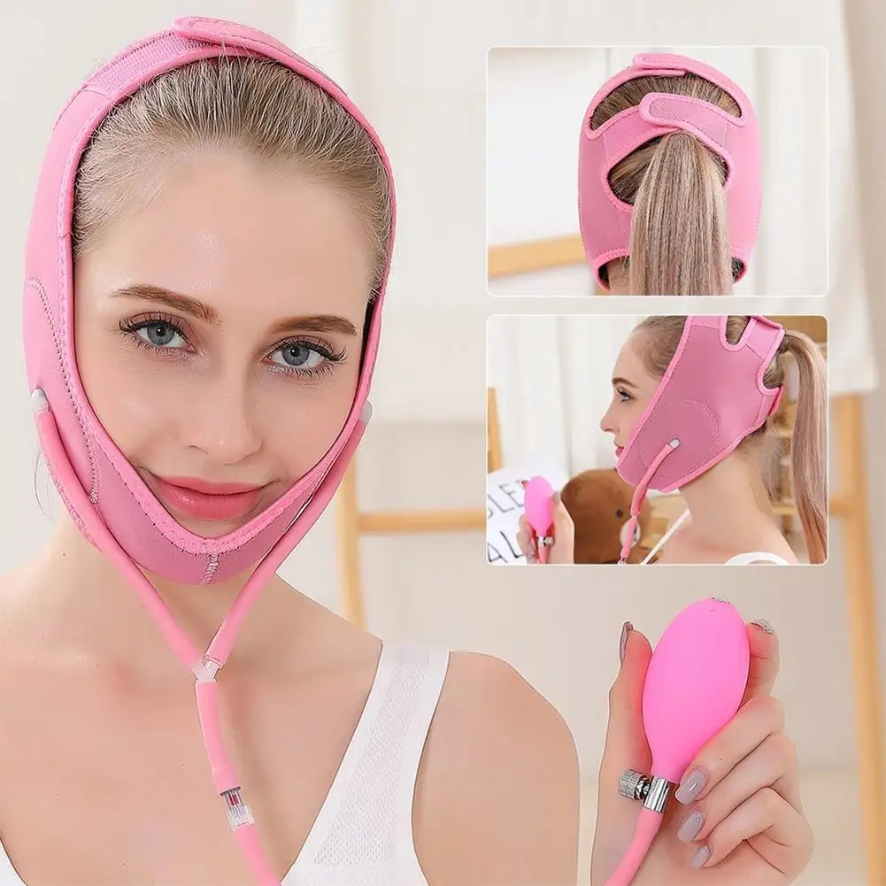 Inflatable Face Slimming Device Face Shaping Belt V-line Cheek Chin Lift Mask Massager Tightening Bandage Skin Care Beauty Tool 
Inflatable Face Slimming Device Face Shaping Belt V-line Cheek Chin Lift Mask Massager Tightening Bandage Skin Care Beauty Tool
