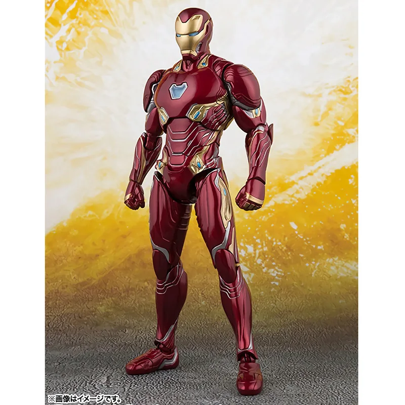 

NEW Marvel The Avengers SHF MK50 Iron Man Action Figure Infinity War Mk 50 Mark PVC Figure Collectible Model Toy Gift 16cm