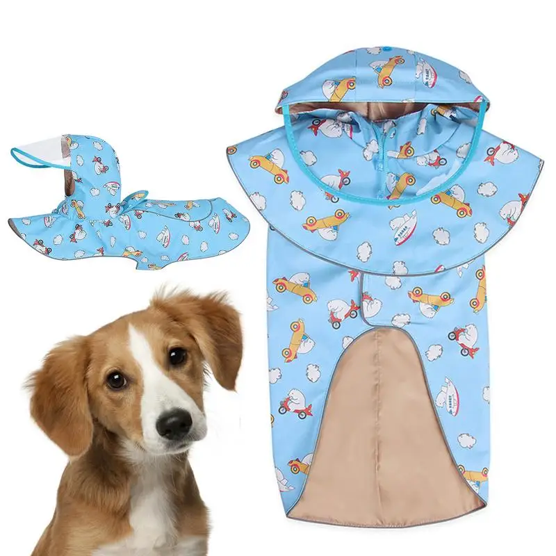 Dog Rain Jacket Waterproof Reflective Dog Raincoat Adjustable Pet Water Proof Clothes Lightweight Dog Hooded Slicker Poncho
Dog Rain Jacket Waterproof Reflective Dog Raincoat Adjustable Pet Water Proof Clothes Lightweight Dog Hooded Slicker Poncho