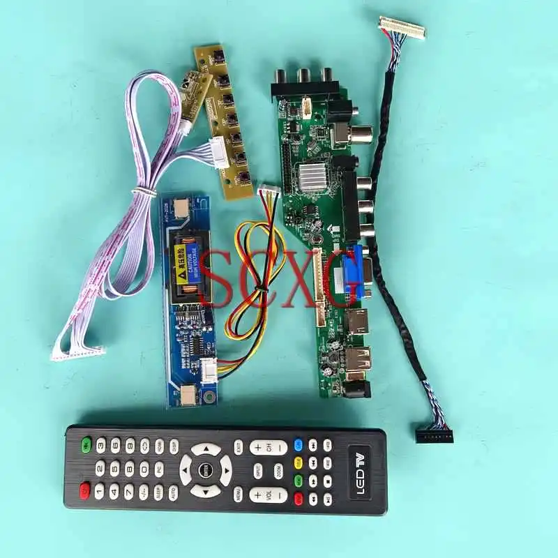 Плата цифрового контроллера DVB 3663, совместимая с B150XN05 B150XN06 LP150X12, USB VGA AV HDMI, 30-контактный LVDS 15 "2-CCFL
Плата цифрового контроллера DVB 3663, совместимая с B150XN05 B150XN06 LP150X12, USB VGA AV HDMI, 30-контактный LVDS 15 "2-CCFL