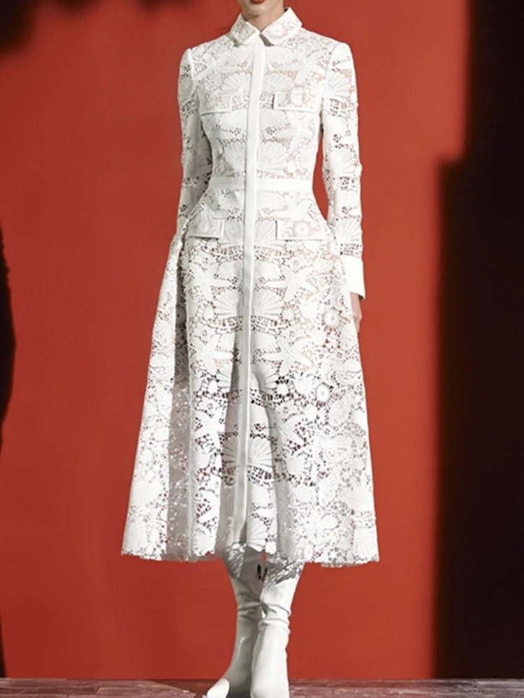 Spring Woman Dress Party 2022 High Waist Elegant Embroidery Lace Fall Long Sleeve Luxury Dresses for Women Solid White Vestido
Spring Woman Dress Party 2022 High Waist Elegant Embroidery Lace Fall Long Sleeve Luxury Dresses for Women Solid White Vestido