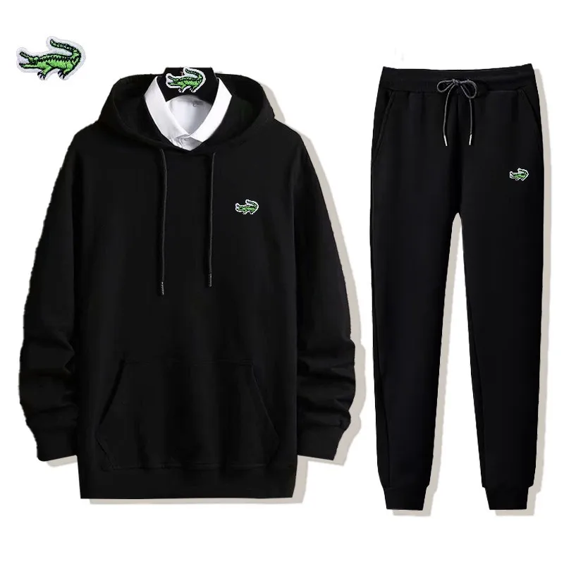 2023 Embroidery Brand New Men's Tracksuit 100% Cotton Spring Autumn Hoodies Pants Two Piece Sets Leisure Sportswear Male Suits
2023 Embroidery Brand New Men's Tracksuit 100% Cotton Spring Autumn Hoodies Pants Two Piece Sets Leisure Sportswear Male Suits