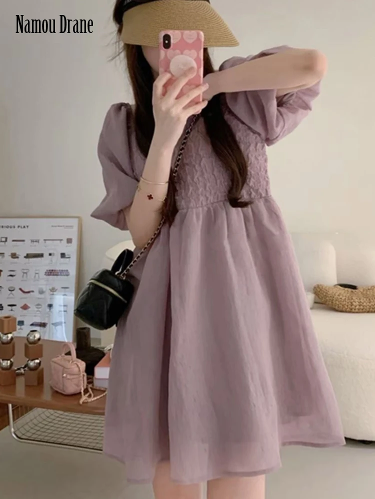 Namou Drane Korean Version 2022 Summer New Korean Version Simple Pleat Design Shows Thin High Waist Dress Women
Namou Drane Korean Version 2022 Summer New Korean Version Simple Pleat Design Shows Thin High Waist Dress Women