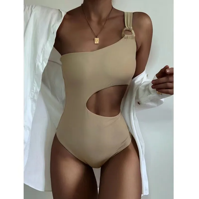 One Shoulder Swimsuit Women Sexy Hollow Out Swimwear Summer Black Bathing Suits Beach Swim High Waist One Piece Monokini
One Shoulder Swimsuit Women Sexy Hollow Out Swimwear Summer Black Bathing Suits Beach Swim High Waist One Piece Monokini