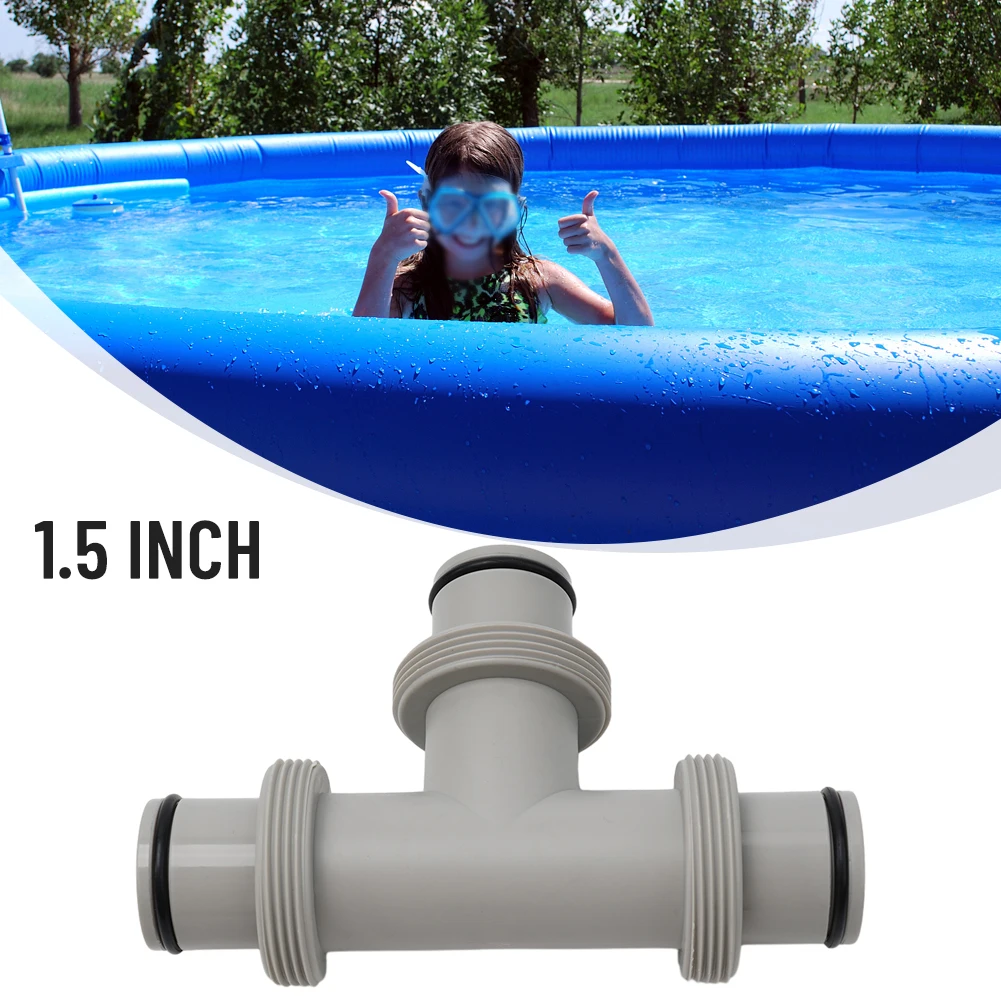 High Quality 2pcs Hose Adapter Pool Supplies 1.5in Tee For Intex 1.5in Hose Extension Adapter Prevent Sun Rain
High Quality 2pcs Hose Adapter Pool Supplies 1.5in Tee For Intex 1.5in Hose Extension Adapter Prevent Sun Rain