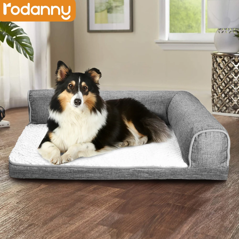 Rodanny L Shaped Waterproof Soft Bed Dog Cat House Cotton Warm Couch Dog Beds for Large Dogs
Rodanny L Shaped Waterproof Soft Bed Dog Cat House Cotton Warm Couch Dog Beds for Large Dogs