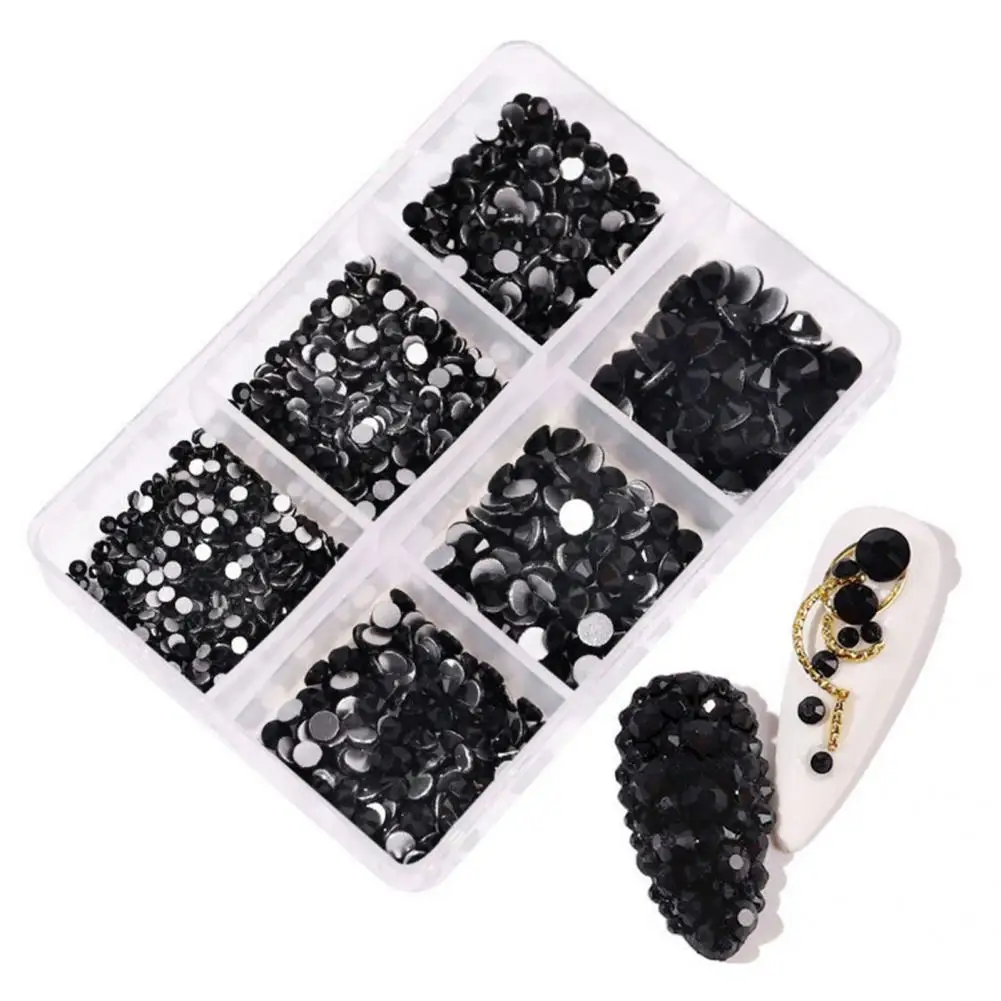 6 Grids/Box Nail Decor Stone Decorative Lightweight Flat Back for Beauty Nail Glitter Rhinestone Nail Rhinestone
6 Grids/Box Nail Decor Stone Decorative Lightweight Flat Back for Beauty Nail Glitter Rhinestone Nail Rhinestone