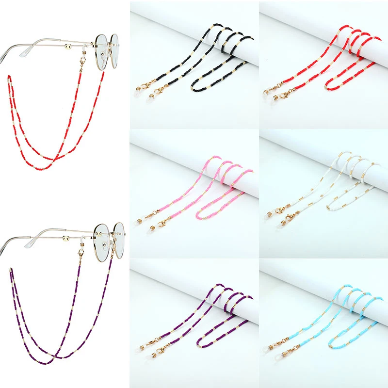 Handmade Fashion Reading Glasses Chain For Women Sunglasses Cords Mask Lanyard Holder Beaded Eyewear Neck Strap Gift Wholesale
Handmade Fashion Reading Glasses Chain For Women Sunglasses Cords Mask Lanyard Holder Beaded Eyewear Neck Strap Gift Wholesale