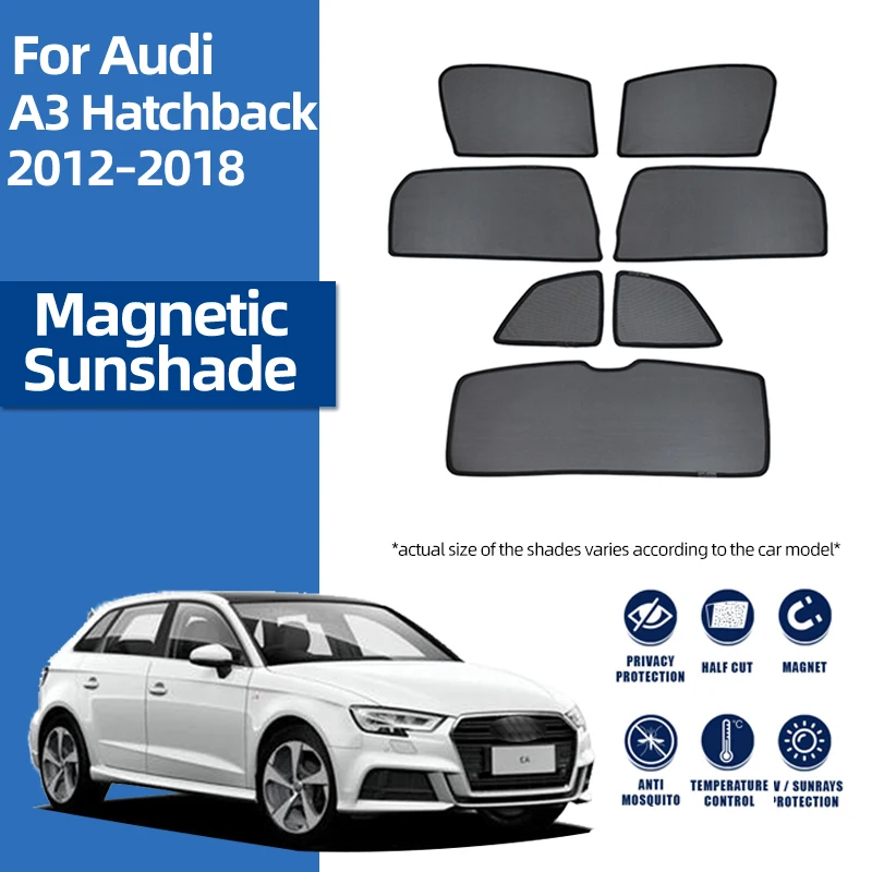 For Audi A3 Sportback 8VA 8VF 2012-2019 Front Windshield Car Sunshade Side Window Sun Shade Magnetic Visor Mesh Frame Curtain
For Audi A3 Sportback 8VA 8VF 2012-2019 Front Windshield Car Sunshade Side Window Sun Shade Magnetic Visor Mesh Frame Curtain