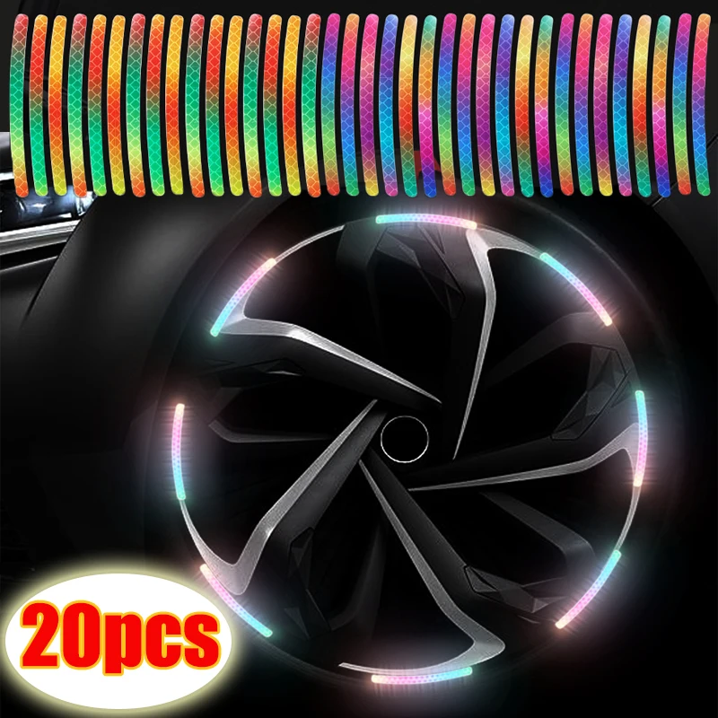 Car Wheel Reflective Stickers Motorcycle Bicycle Colorful Wheel Modification Stickers Night Riding Warning Stickers Auto Parts
Car Wheel Reflective Stickers Motorcycle Bicycle Colorful Wheel Modification Stickers Night Riding Warning Stickers Auto Parts