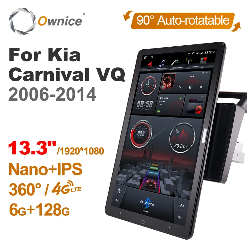 1920*1080 13.3" Ownice Android 10.0 Car Multimedia for Kia Carnival VQ 2006-2014 Auto Radio Audio 4G LTE 360 Optical No DVD
1920*1080 13.3" Ownice Android 10.0 Car Multimedia for Kia Carnival VQ 2006-2014 Auto Radio Audio 4G LTE 360 Optical No DVD