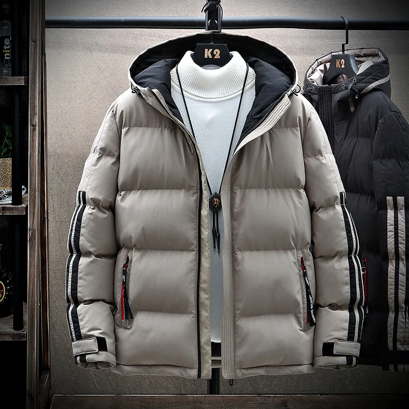 2023 Men's Winter Fashion Thickened Padded Jacket New down Cotton Loose Casual Cotton-Padded Clothes
2023 Men's Winter Fashion Thickened Padded Jacket New down Cotton Loose Casual Cotton-Padded Clothes