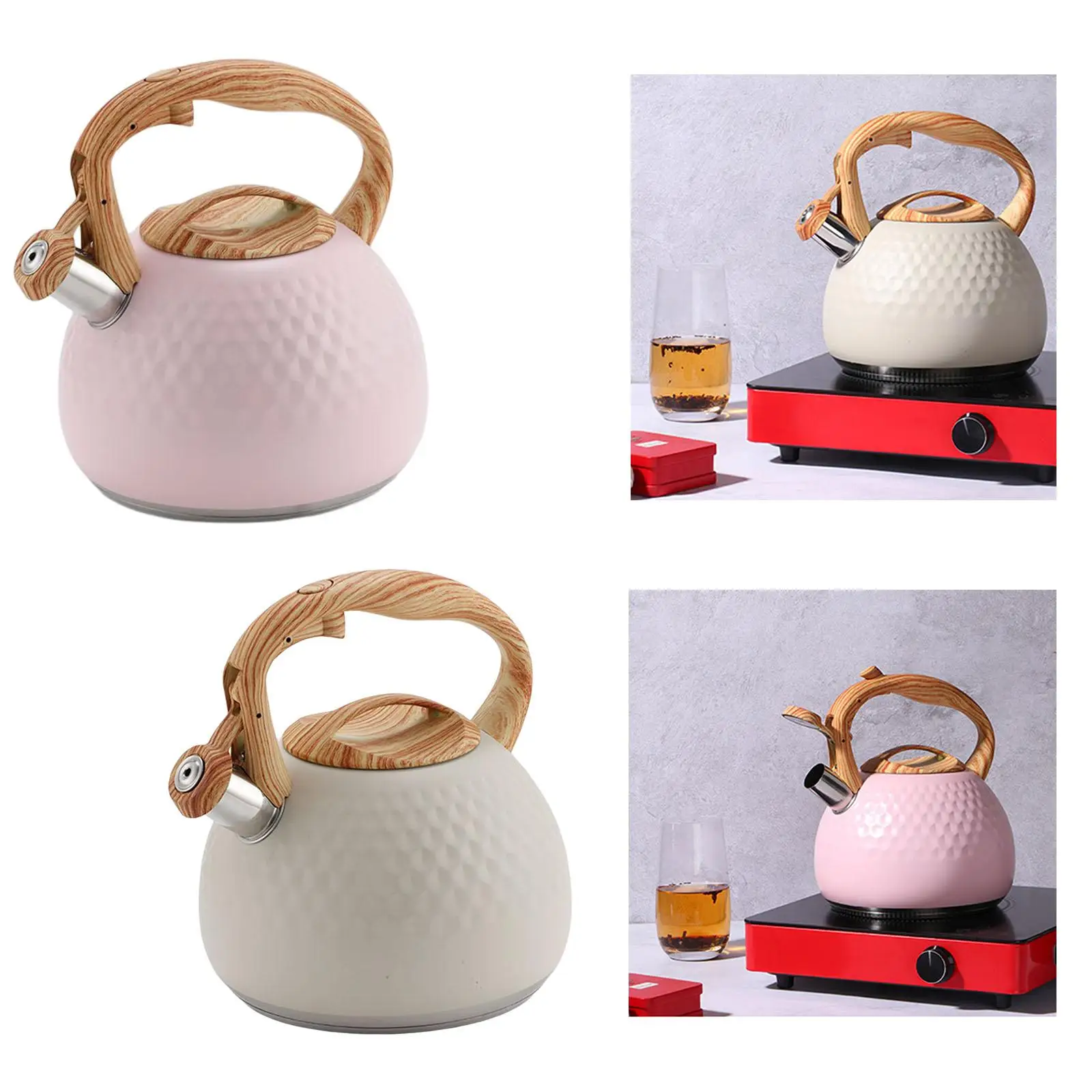 Stove Top Loud Whistling Kettle Anti Heat Handle Kitchenware Tea Pot for Outdoor & Indoor
Stove Top Loud Whistling Kettle Anti Heat Handle Kitchenware Tea Pot for Outdoor & Indoor