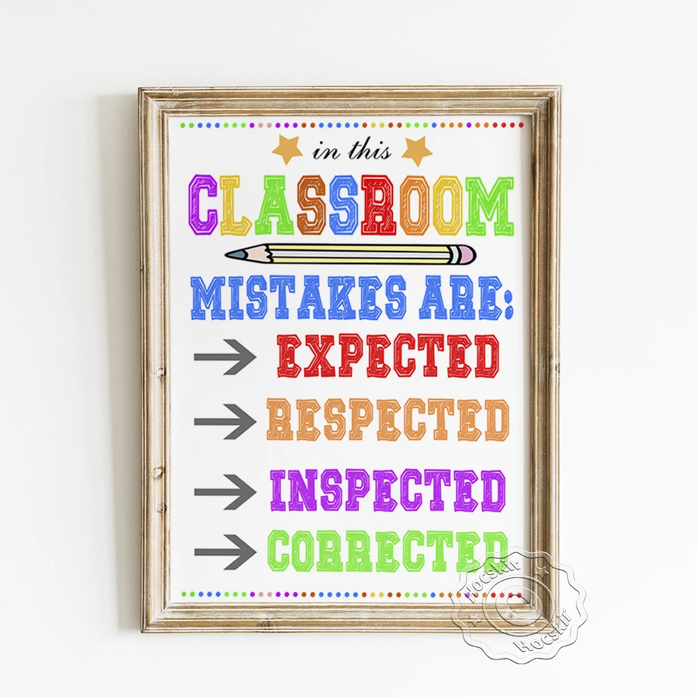 Educational Motivational Art Print Modern Poster Classroom Nursery School Kids Room Wall Picture Education Canvas Painting Decor
Educational Motivational Art Print Modern Poster Classroom Nursery School Kids Room Wall Picture Education Canvas Painting Decor
