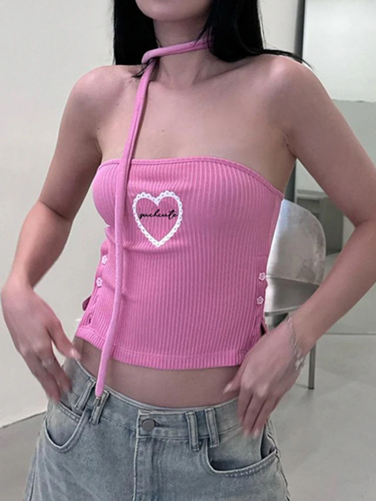 Corsets Top Pink Tube Top Camisole Backless Coqutte Clothes Crop Tops Y2k Summer 2023 Women Off Shoulder Aesthetic Clothing
Corsets Top Pink Tube Top Camisole Backless Coqutte Clothes Crop Tops Y2k Summer 2023 Women Off Shoulder Aesthetic Clothing