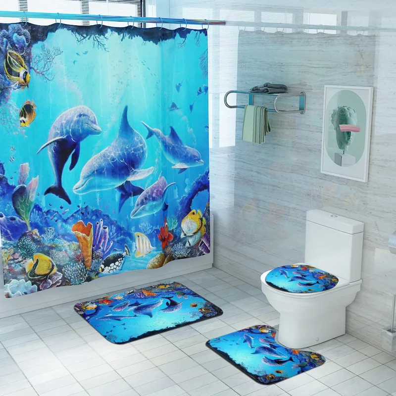 LOYAlgogo Shower Curtain Bath Curtain Bathroom Dolphin Summer Exclusive Shower Curtain Set Water Proof Home Decor Soft Bathroom
LOYAlgogo Shower Curtain Bath Curtain Bathroom Dolphin Summer Exclusive Shower Curtain Set Water Proof Home Decor Soft Bathroom