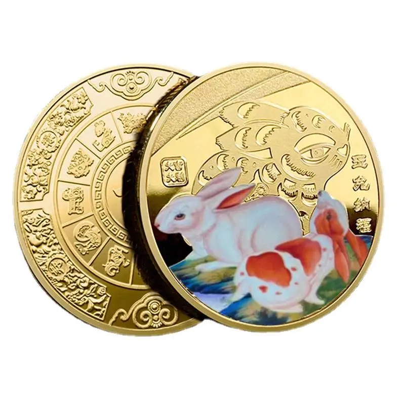 Chinese Zodiac Year Of Rabbit 2023 Coins Chinese New Year Zodiac Animal Rabbit Keepsake Coin China Twelve Zodiac Rabbit Year
Chinese Zodiac Year Of Rabbit 2023 Coins Chinese New Year Zodiac Animal Rabbit Keepsake Coin China Twelve Zodiac Rabbit Year