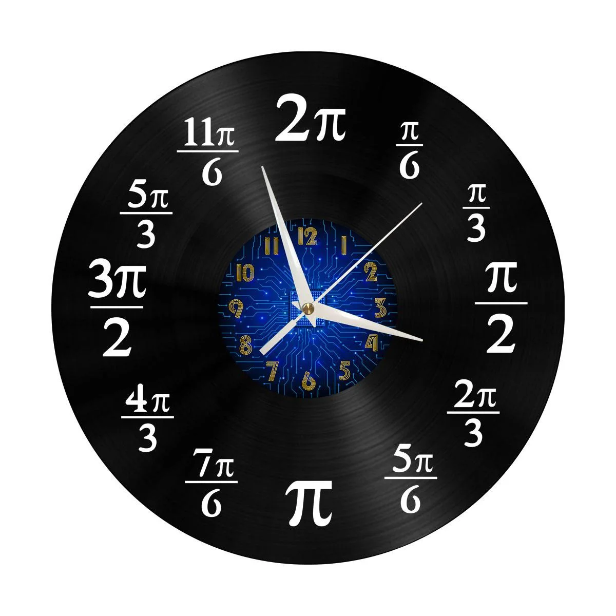 Math Pi Vinyl Wall Clock, Vinyl Record Clock Wall Art Black 12 Inch for Living Room Bedroom
Math Pi Vinyl Wall Clock, Vinyl Record Clock Wall Art Black 12 Inch for Living Room Bedroom
