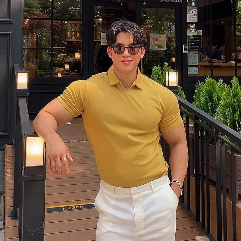 Summer Casual fashion Polo t shirt Men Gyms Fitness Short sleeve T-shirt Male Bodybuilding Workout POLO Tees Tops Clothes
Summer Casual fashion Polo t shirt Men Gyms Fitness Short sleeve T-shirt Male Bodybuilding Workout POLO Tees Tops Clothes