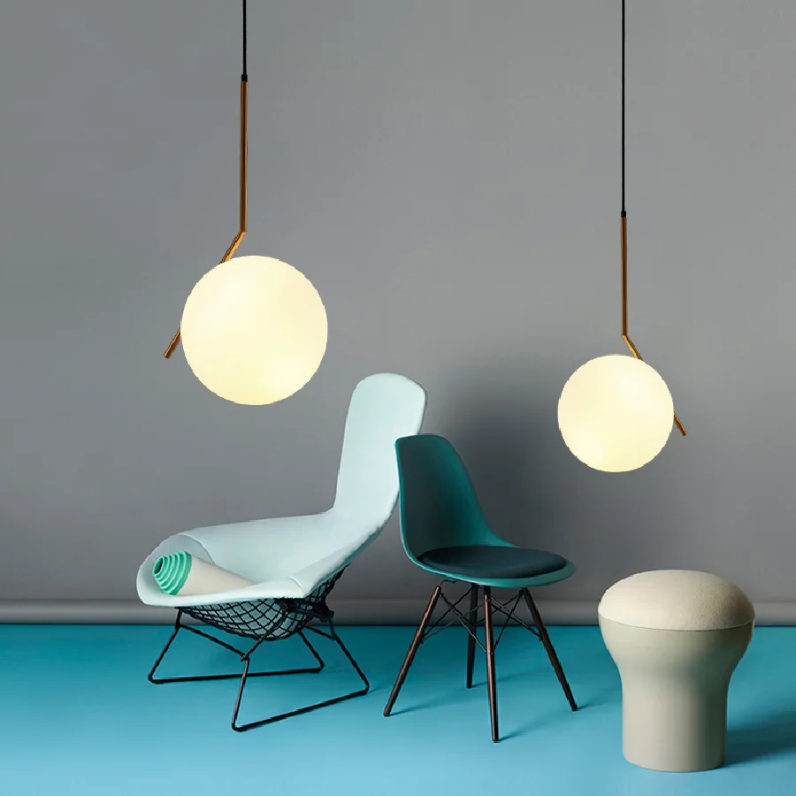 Simplicity LED Pendant Lights Nordic Glass Ball E27 Lighting Hanging Fixtures For Bedroom Bedside Dining Room AC90V - 260V
Simplicity LED Pendant Lights Nordic Glass Ball E27 Lighting Hanging Fixtures For Bedroom Bedside Dining Room AC90V - 260V