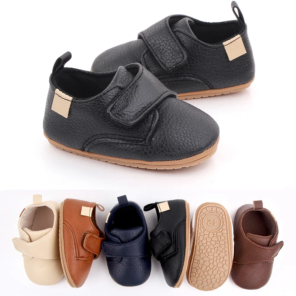 New Spring 0-12 M Baby Boys Girls Pu Leather Hard Bottom Walking Sneakers Toddler Rubber Sole First Walkers Infant Crib Shoe
New Spring 0-12 M Baby Boys Girls Pu Leather Hard Bottom Walking Sneakers Toddler Rubber Sole First Walkers Infant Crib Shoe