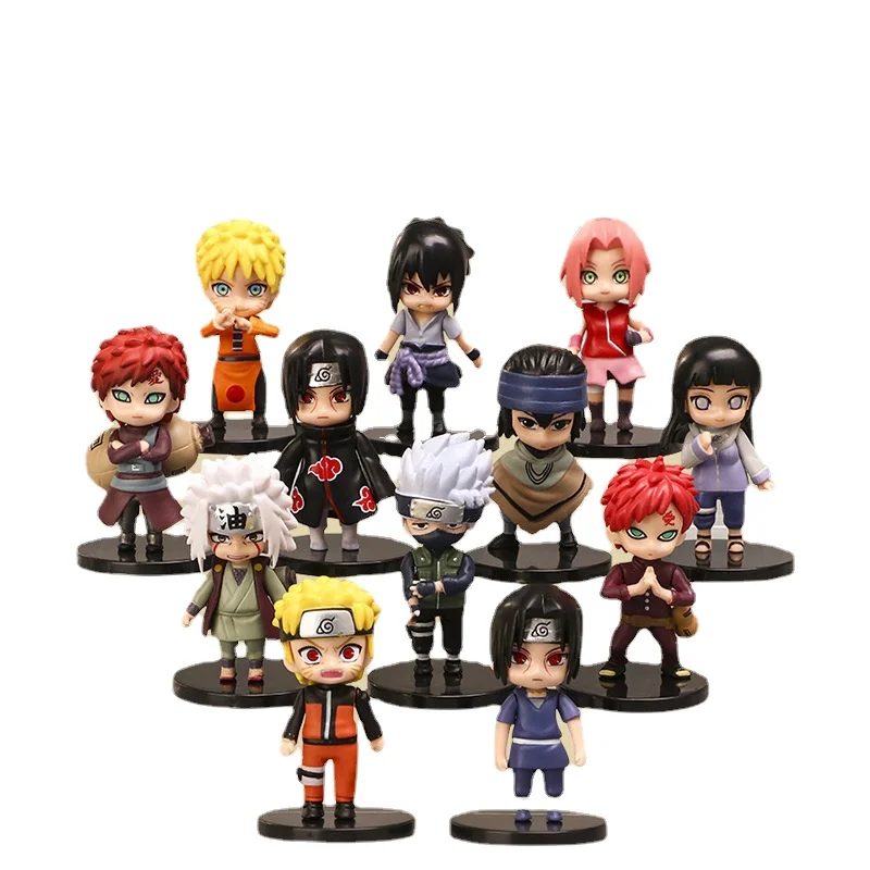 

NARUTO anime characters Uzumaki Naruto Hatake Kakashi Action figure Desktop ornaments Collecting dolls Children's gifts