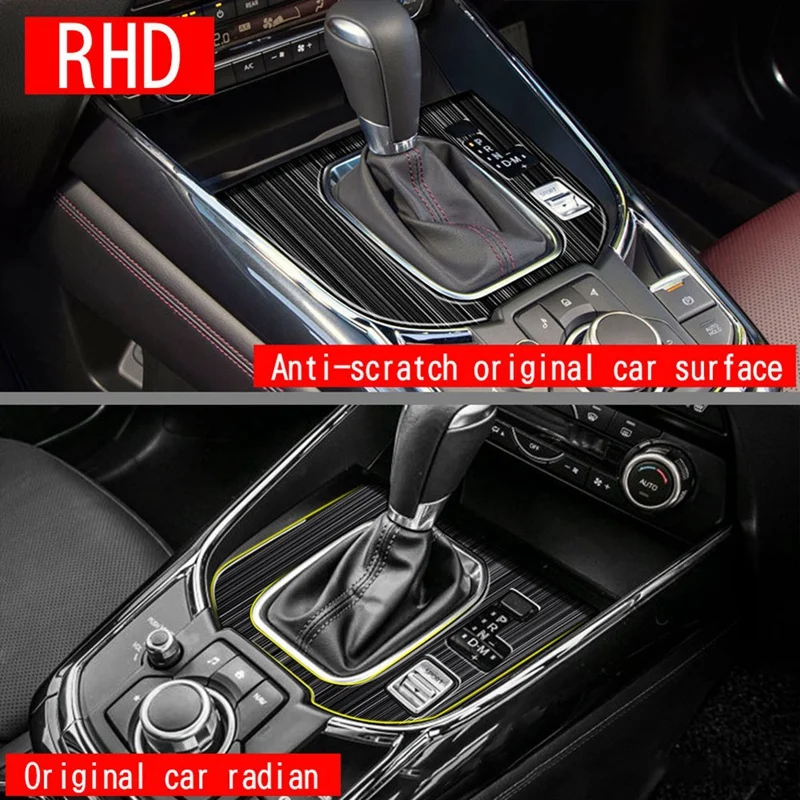 Car Stainless Steel Central Gear Shift Panel Control Panel Decal Interior Modification For Mazda CX9 CX-9 2022+ 
Car Stainless Steel Central Gear Shift Panel Control Panel Decal Interior Modification For Mazda CX9 CX-9 2022+