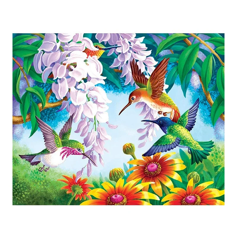Набор для алмазной живописи «Цветы и птицы»
Набор для алмазной живописи «Цветы и птицы»