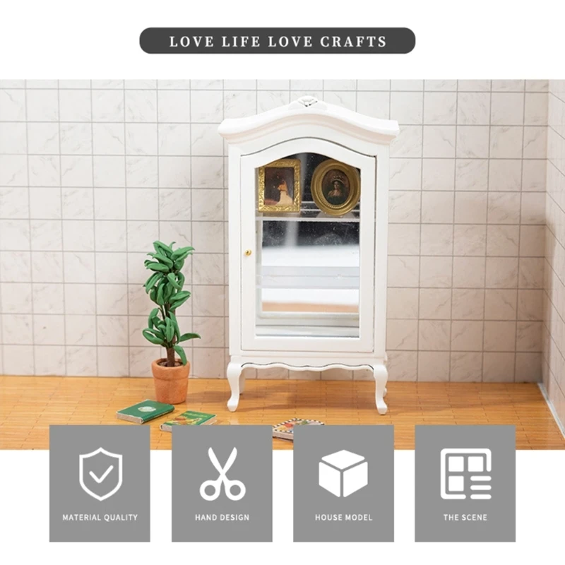 Cabinet Closet Pretend Play for Kids Role Furniture Model Toy 1:12 Scale Vintage Cabinet Play House
Cabinet Closet Pretend Play for Kids Role Furniture Model Toy 1:12 Scale Vintage Cabinet Play House