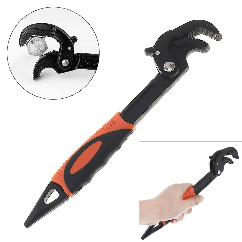14-30mm Opening Multifunctional Wrench Adjustable Quick Clamping Pliers Multitool Spanners Automatic Reset Repairing Hand Tools
14-30mm Opening Multifunctional Wrench Adjustable Quick Clamping Pliers Multitool Spanners Automatic Reset Repairing Hand Tools