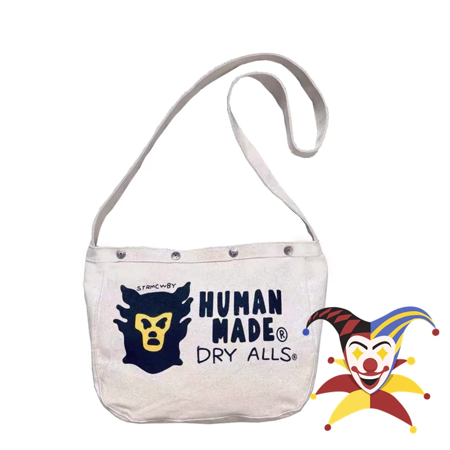 HUMAN MADE Bag Men Women HUMAN MADE Monkey Head Print Shoulder Messenger Bag Vintage Couple Canvas Casual Bag
HUMAN MADE Bag Men Women HUMAN MADE Monkey Head Print Shoulder Messenger Bag Vintage Couple Canvas Casual Bag